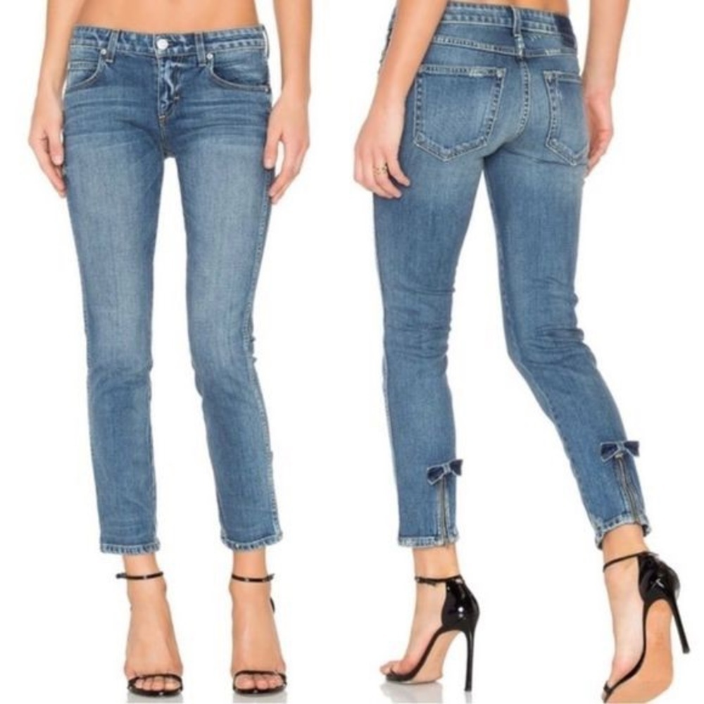 Amo Bow Jeans in Girl Crush Size 25